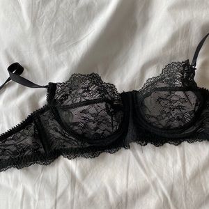 Gap Intimates Black Lace Unlined Bra